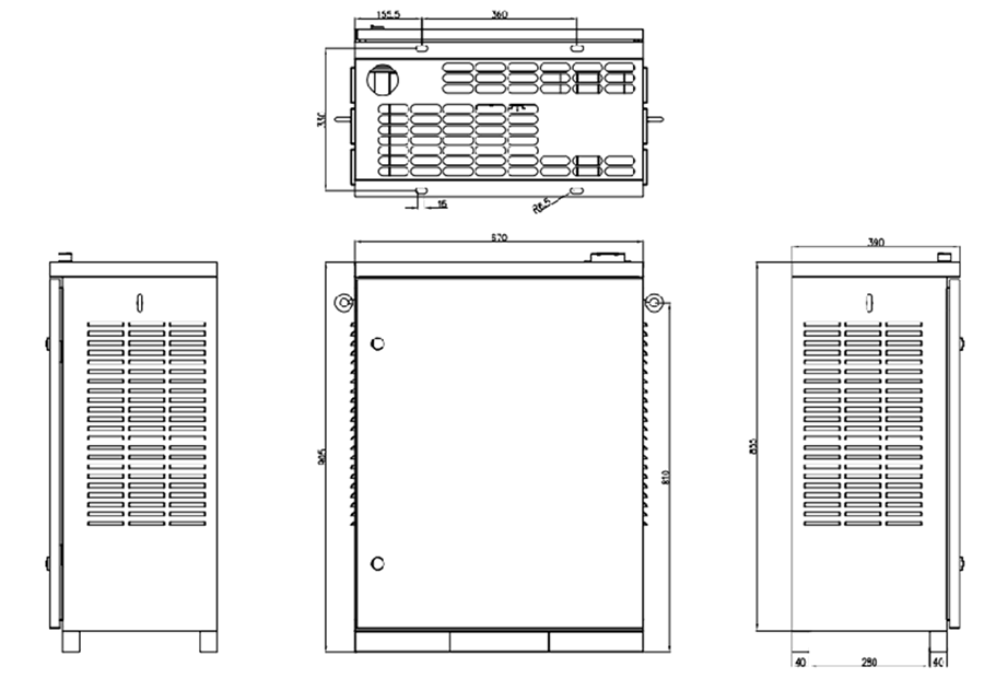 三相不平衡調節裝置尺寸圖